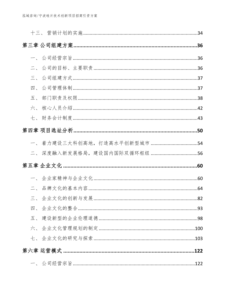 宁波硅片技术创新项目招商引资方案【模板范文】_第3页