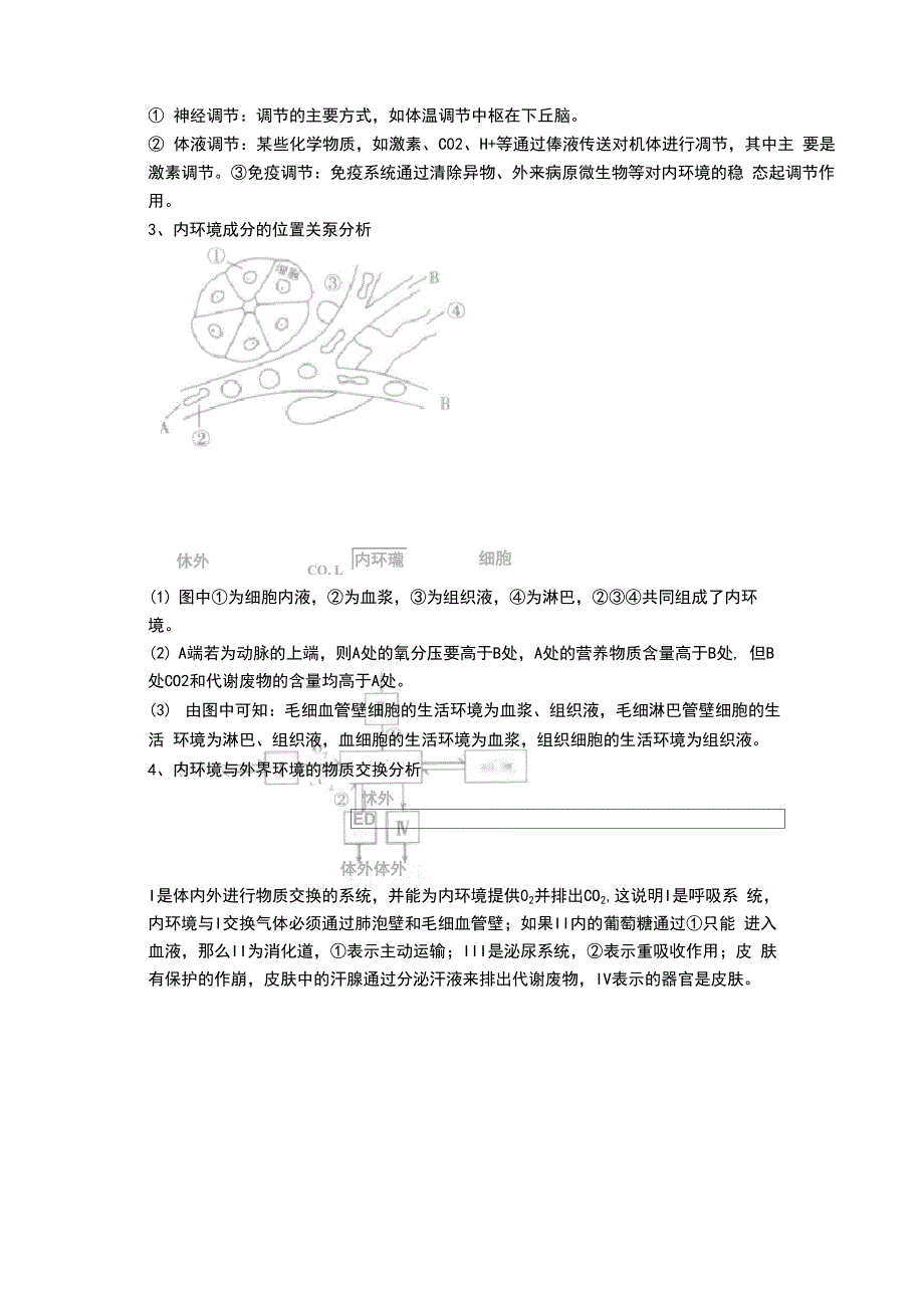 内环境和稳态知识点_第4页