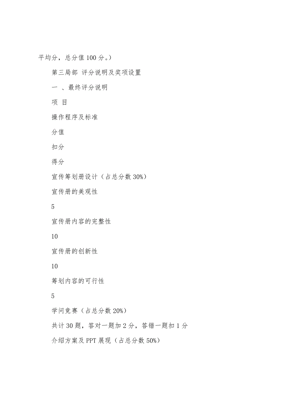 最新会展策划技能大赛活动策划书模板.docx_第3页