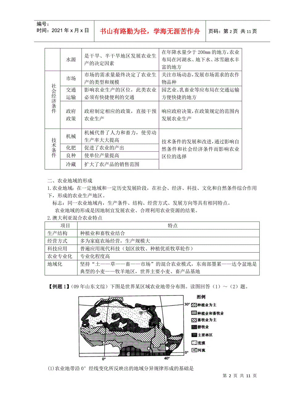 第三章农业地域的形成与发展_第2页