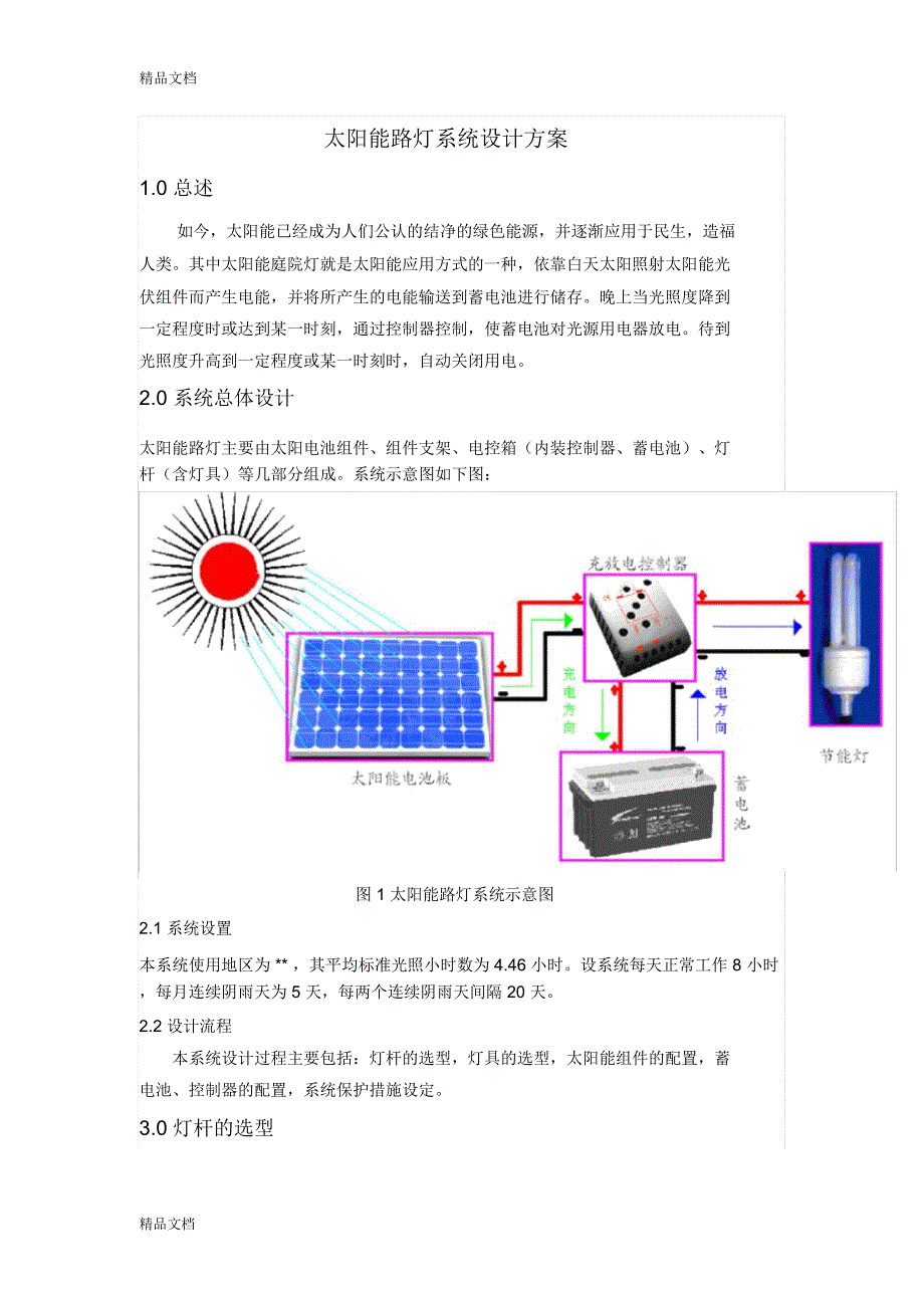 11太阳能路灯系统设计方案只是分享_第1页