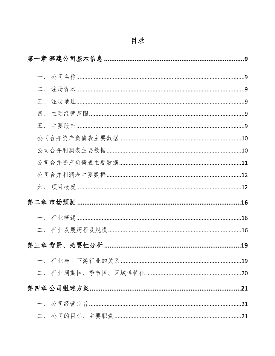 庆阳关于成立智能控制器公司可行性研究报告_第2页