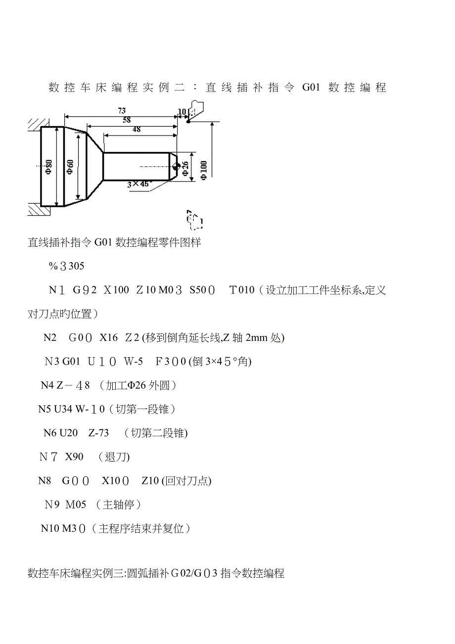 数控车床编程实例大全_第1页