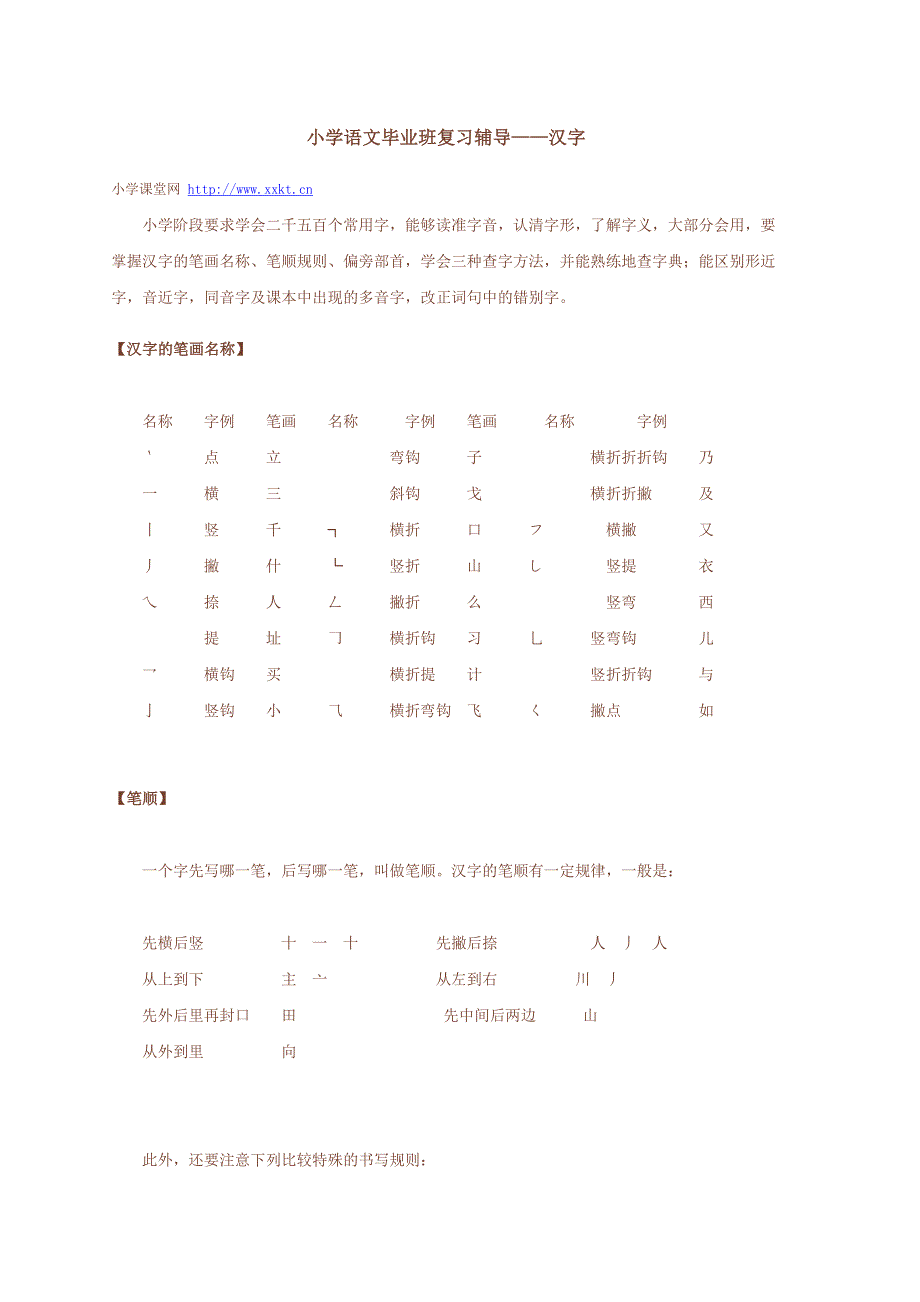 小学语文毕业班复习辅导.doc_第1页