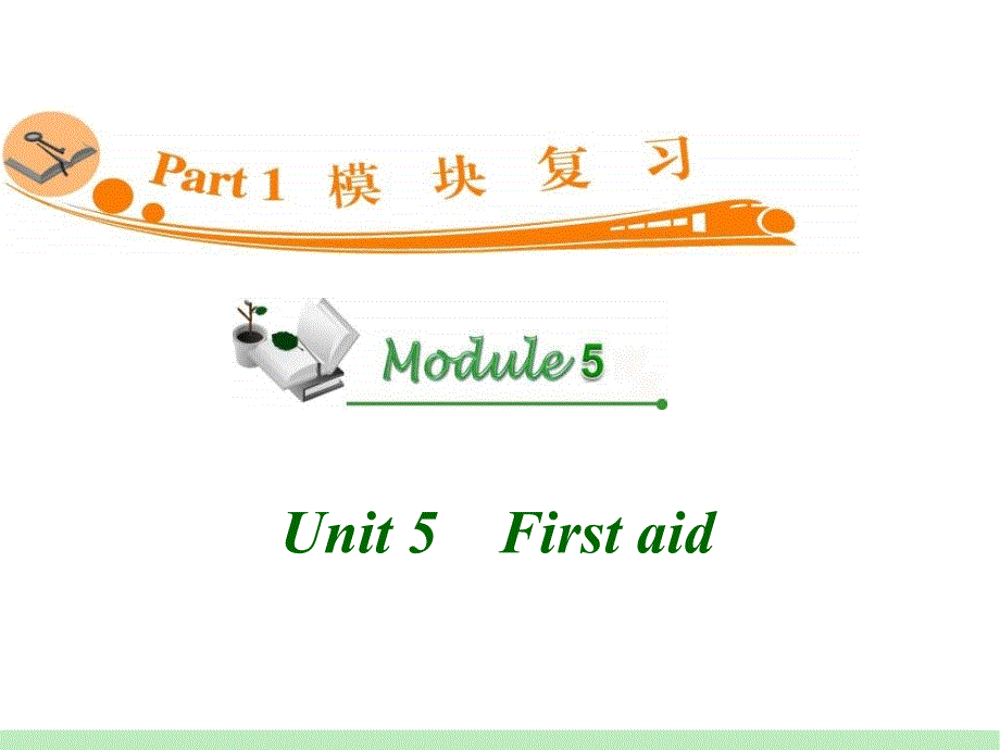 高中英语复习PPT课件：M5Unit5　Firstaid_第1页