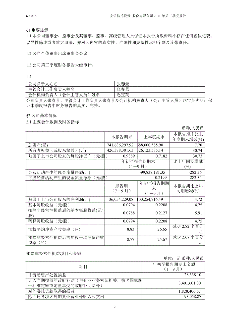 600816安信信托第三季度季报_第3页