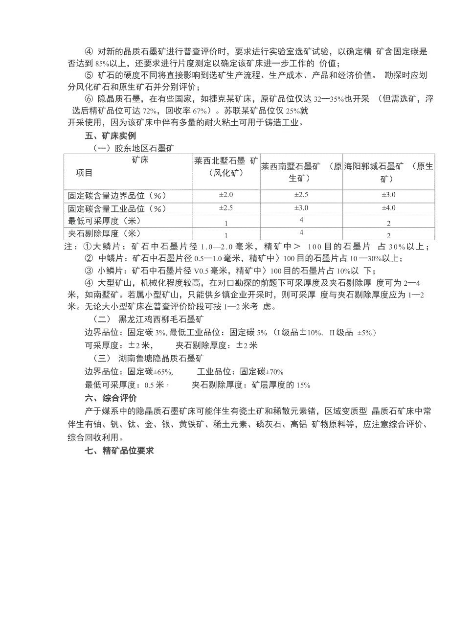 石墨矿原矿、精矿、选矿方法介绍_第3页