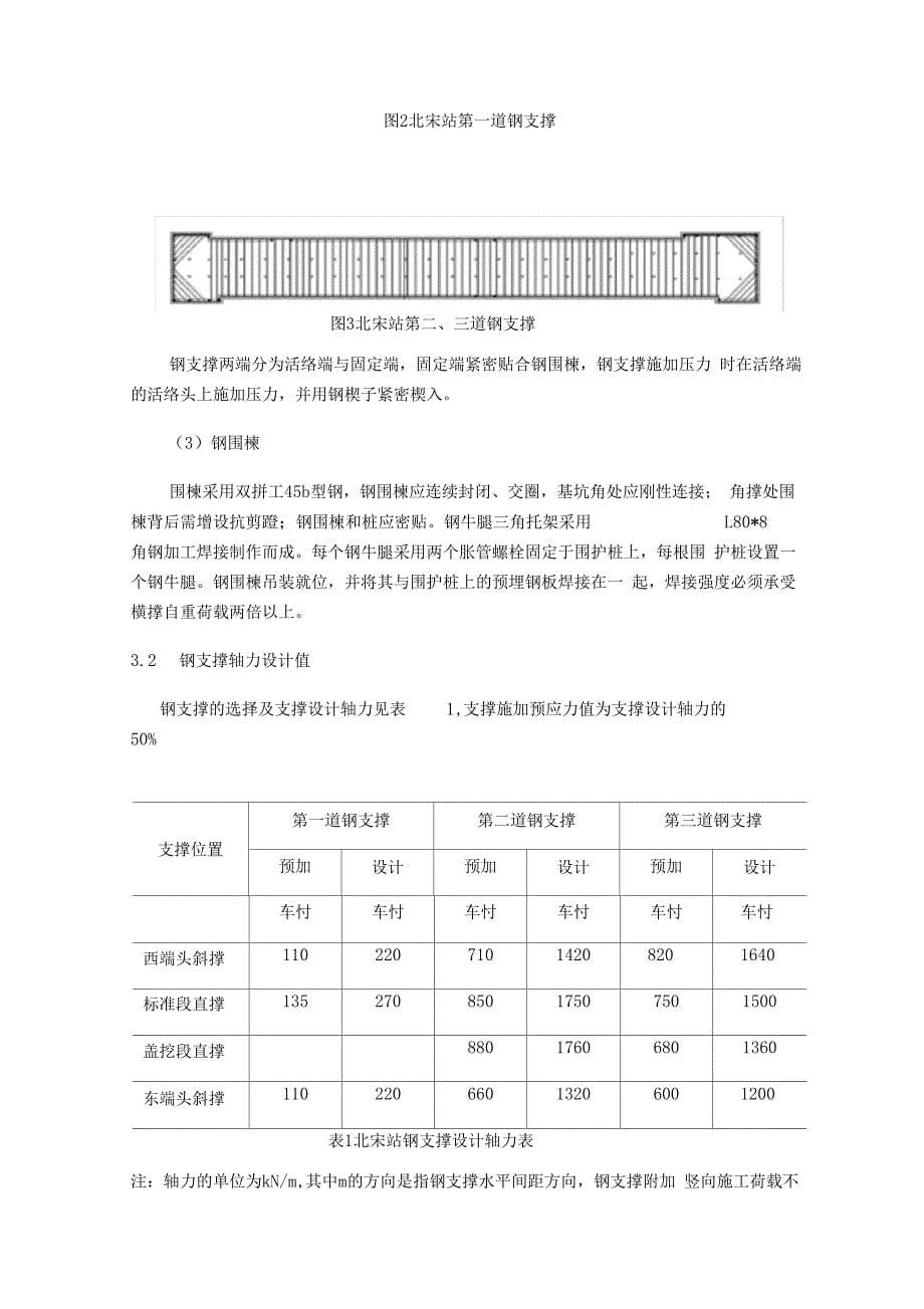 基坑钢支撑支护总结材料_第5页