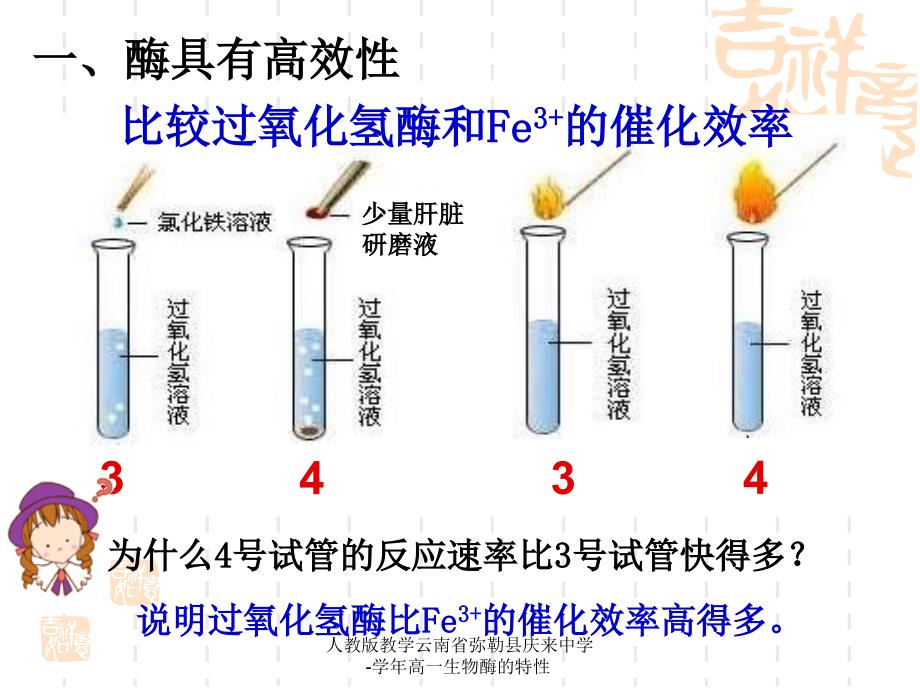 人教版教学云南省弥勒县庆来中学高一生物酶的特性课件_第3页