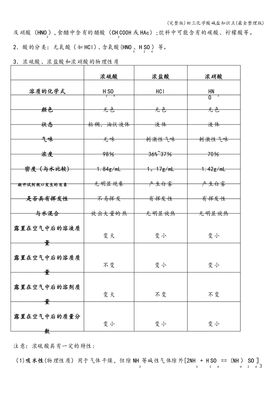 初三化学酸碱盐知识点(最全整理版)_第4页