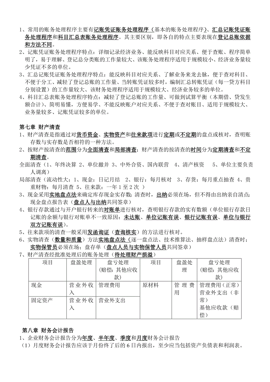 会计基础知识复习重点_第4页