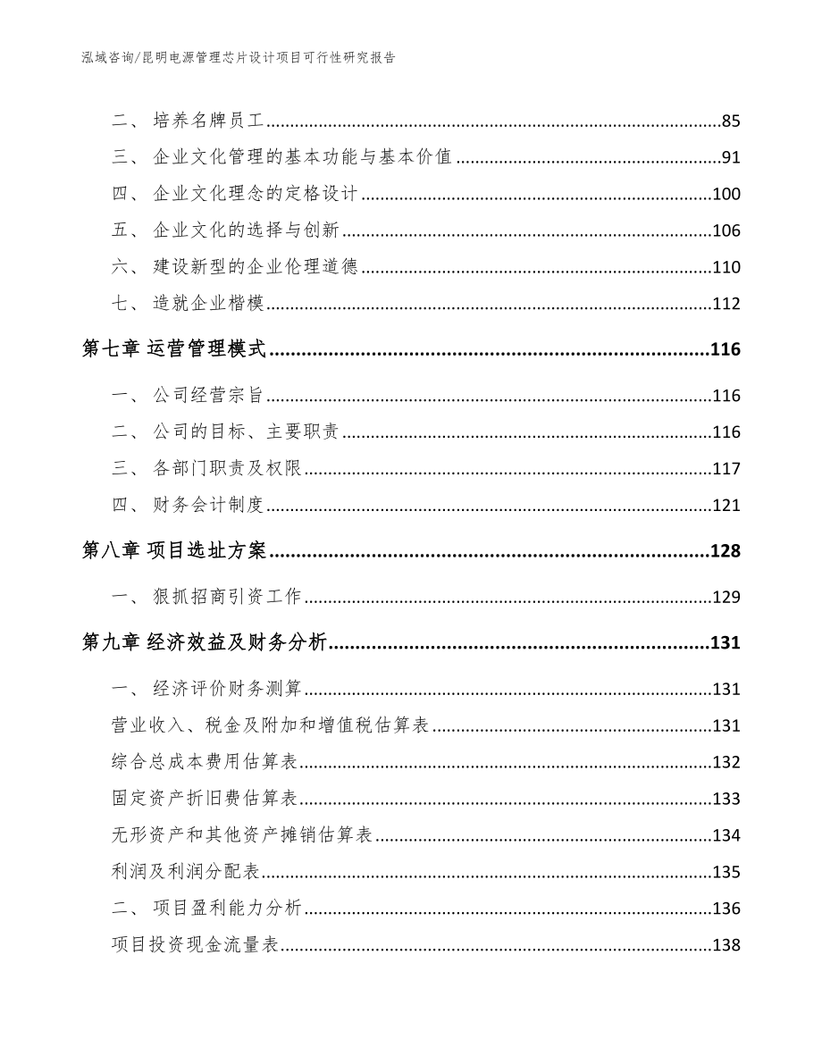 昆明电源管理芯片设计项目可行性研究报告范文模板_第4页