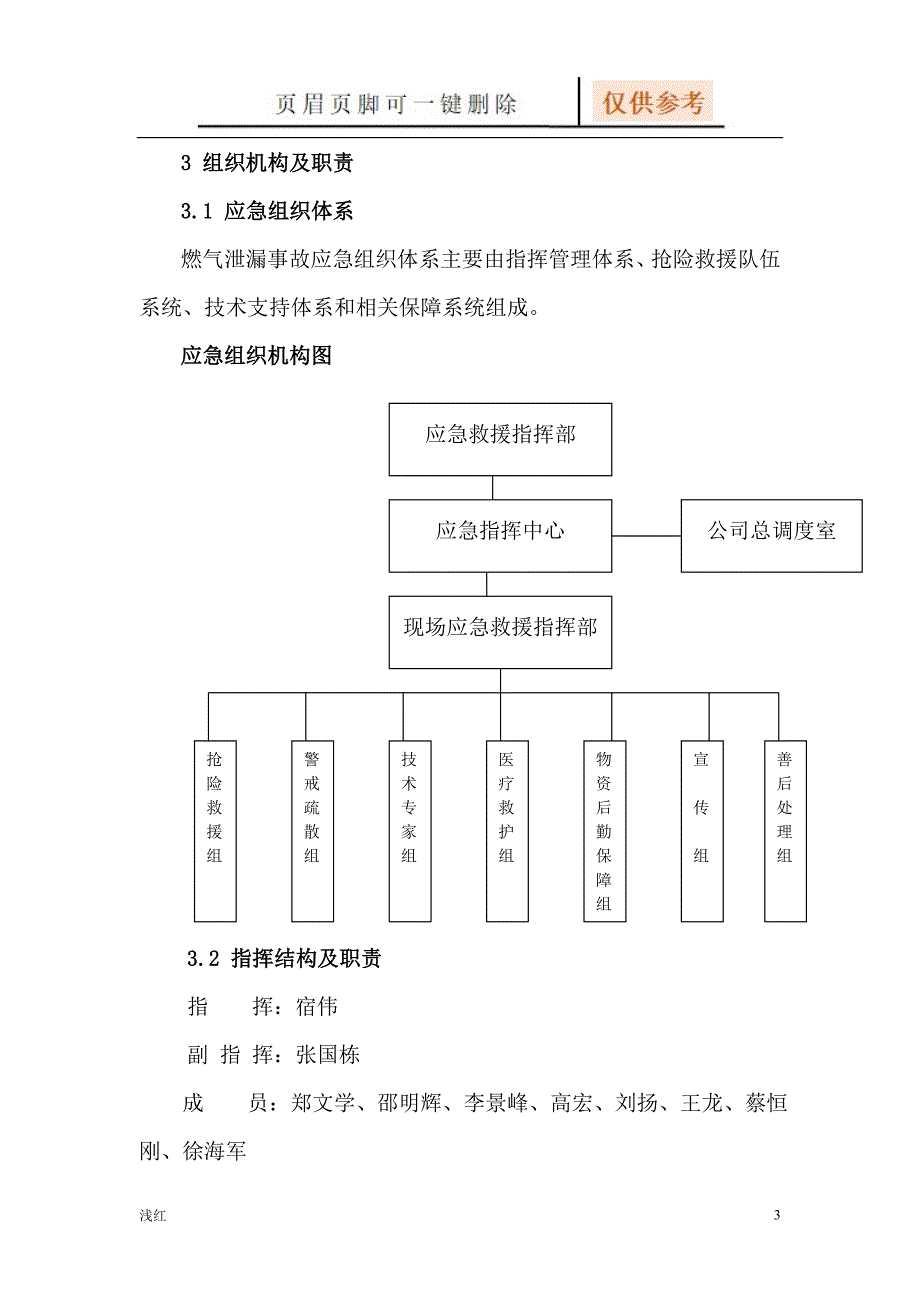 燃气泄漏事故专项应急预案【行业特制】_第3页