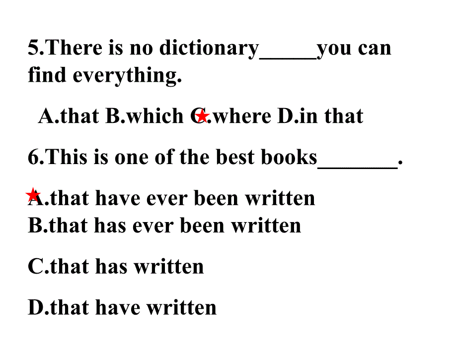 定语从句专项练习_第3页