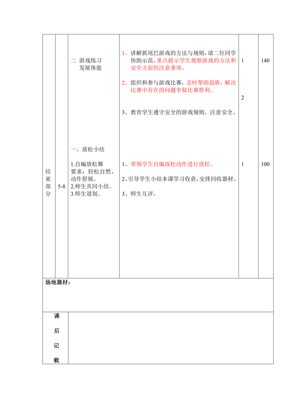 体育与健康实践课教案_第2页