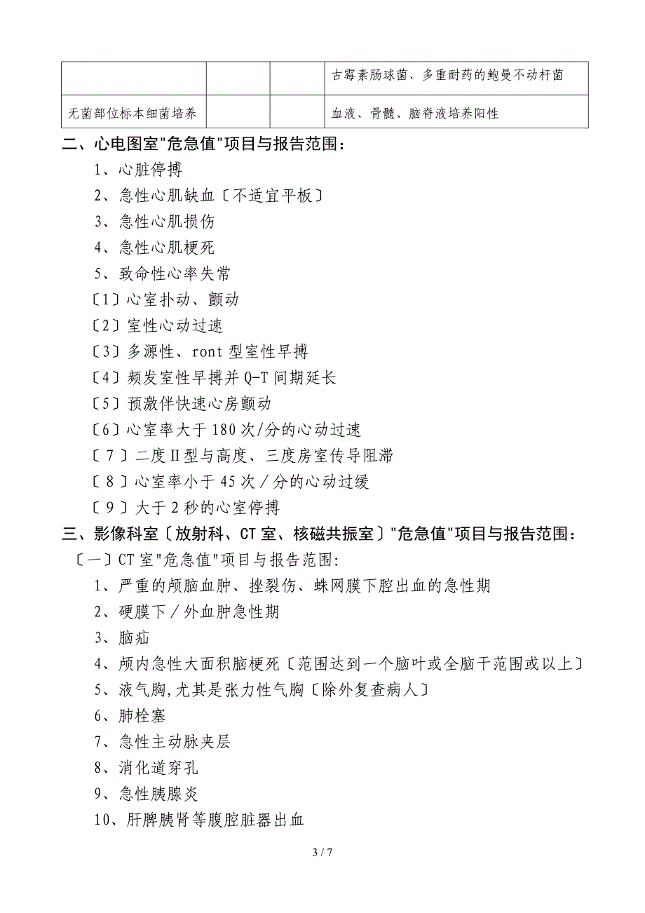 临床危急值报告制度和流程及登记本_第3页