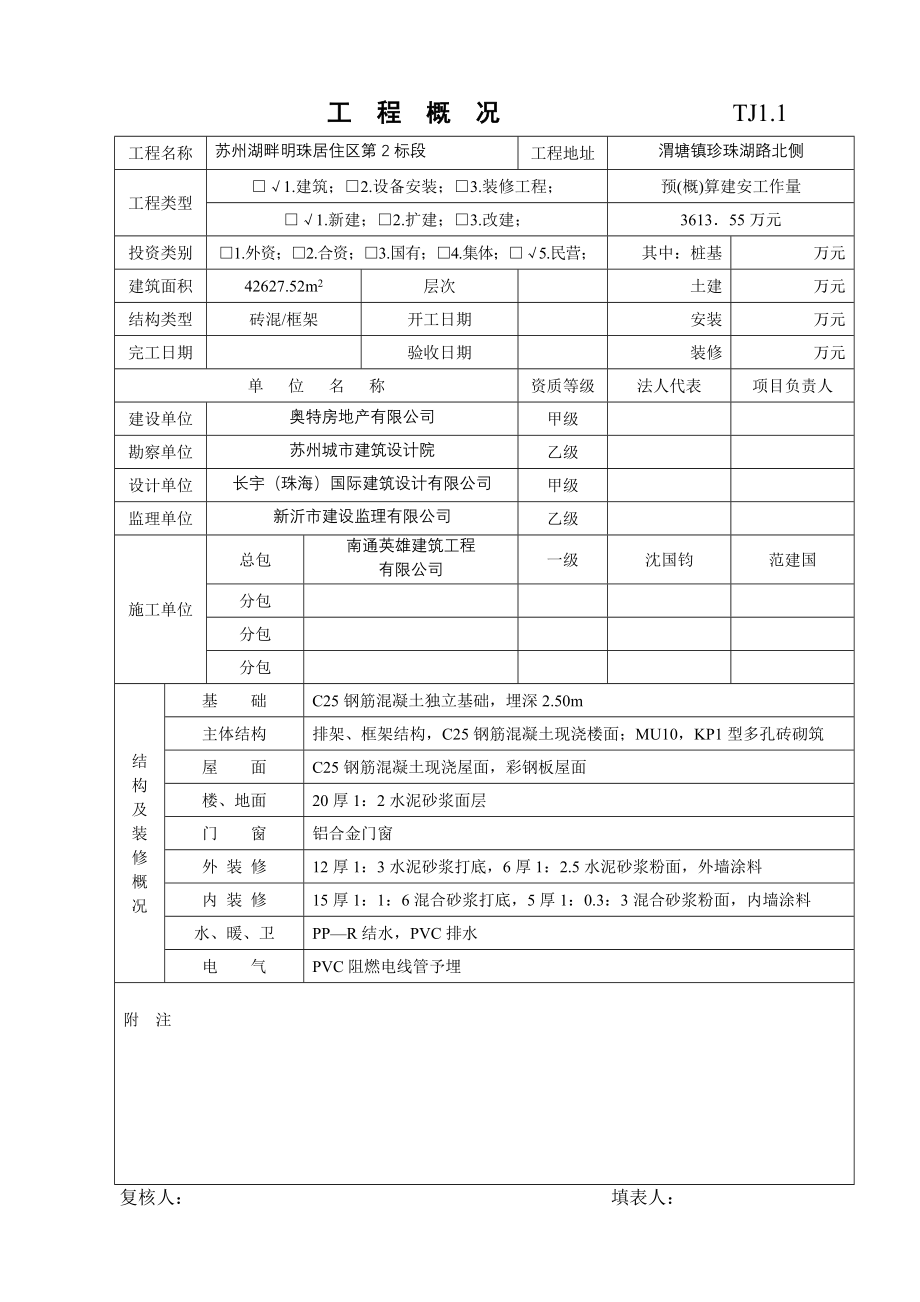 施工全套资料表格_第1页