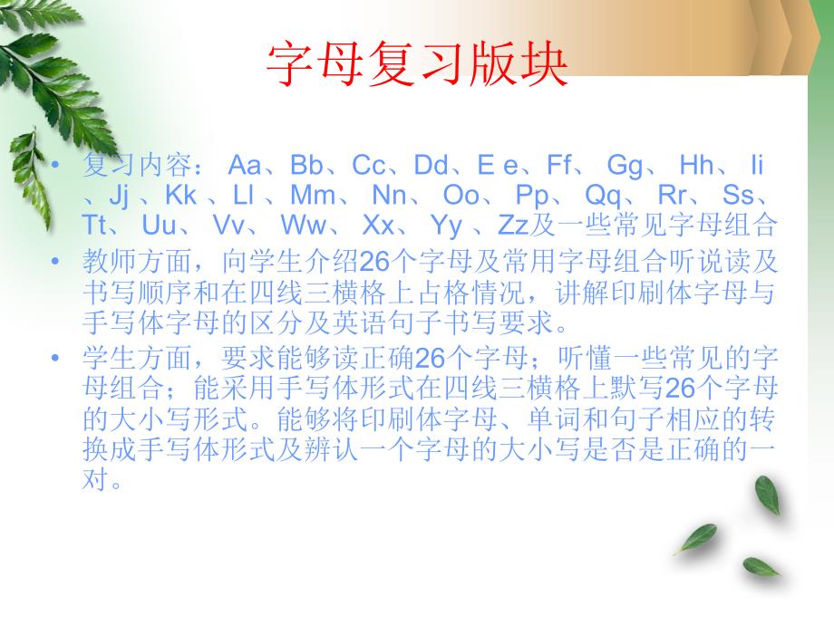 小学英语毕业总复习教学_第3页