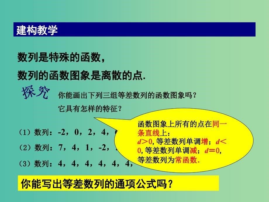 高中数学 2.2.1 等差数列的概念课件 苏教版必修5.ppt_第5页