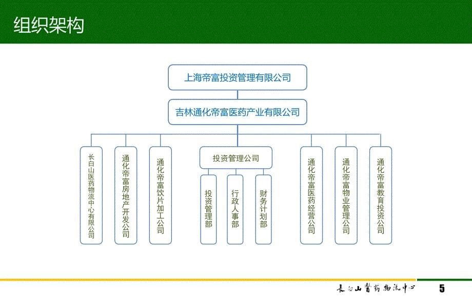 吉林通化长白山医药物流中心项目介绍及运营规划49PPT2010年_第5页