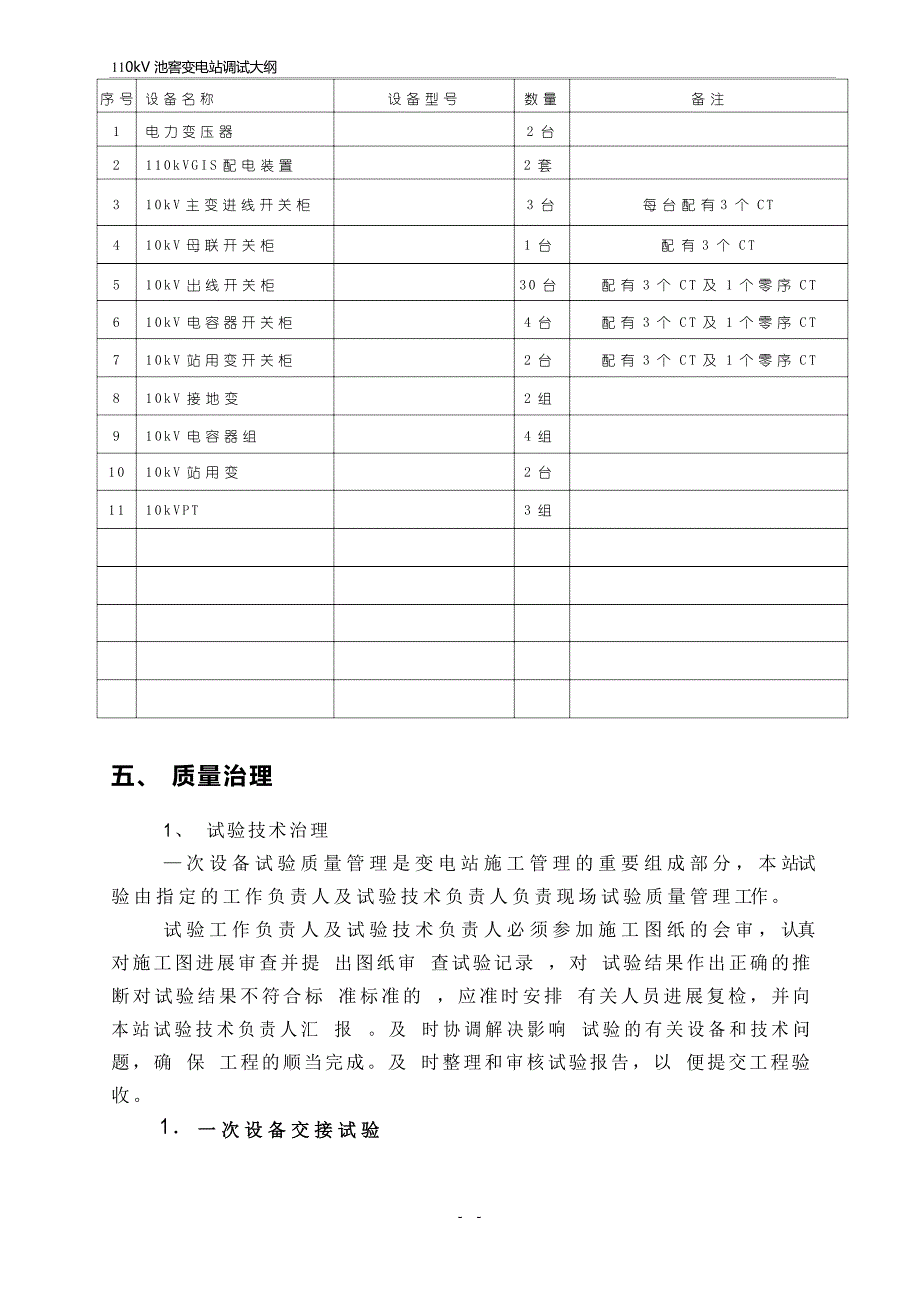 110kV池窖变电站调试方案_第4页