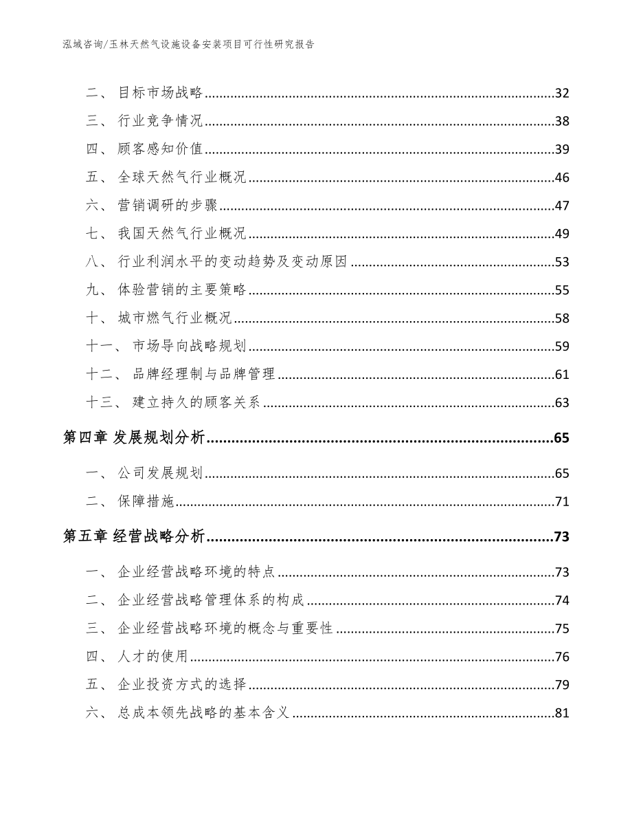 玉林天然气设施设备安装项目可行性研究报告【范文模板】_第3页