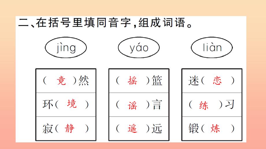 六年级语文上册第二单元8中华少年习题课件新人教版_第4页