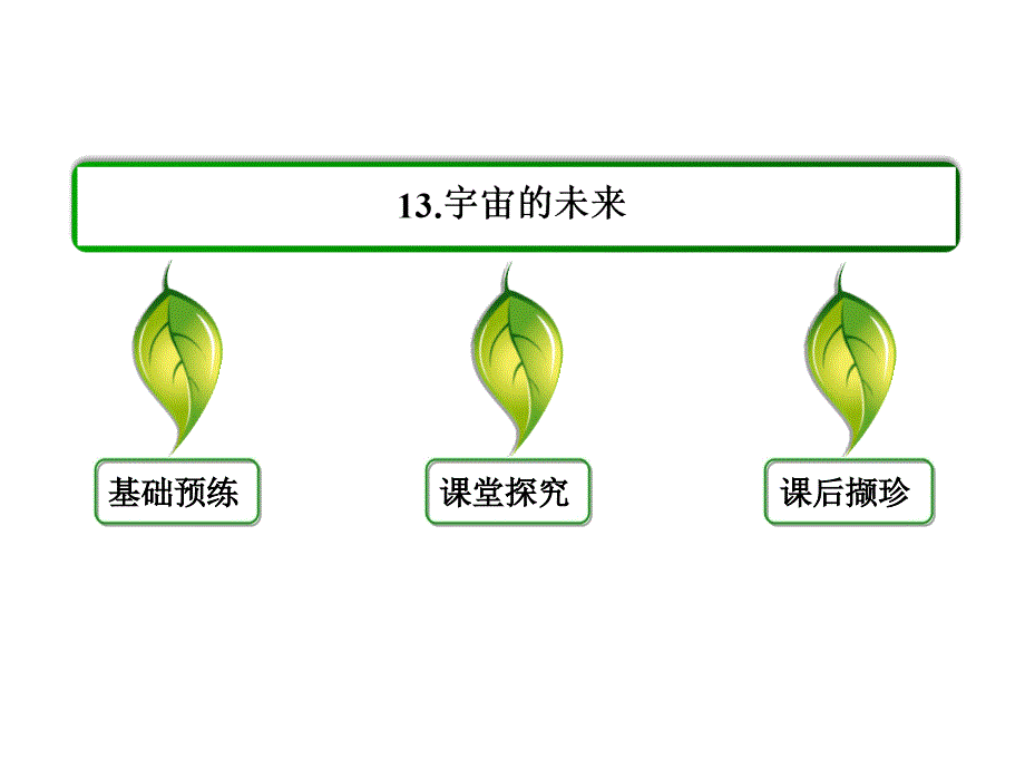 4.13宇宙的未来课件人教版必修5_第2页