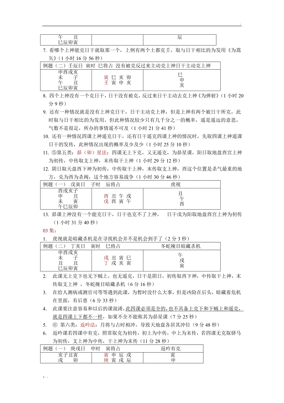 大六壬具体起课步骤及方法_第4页