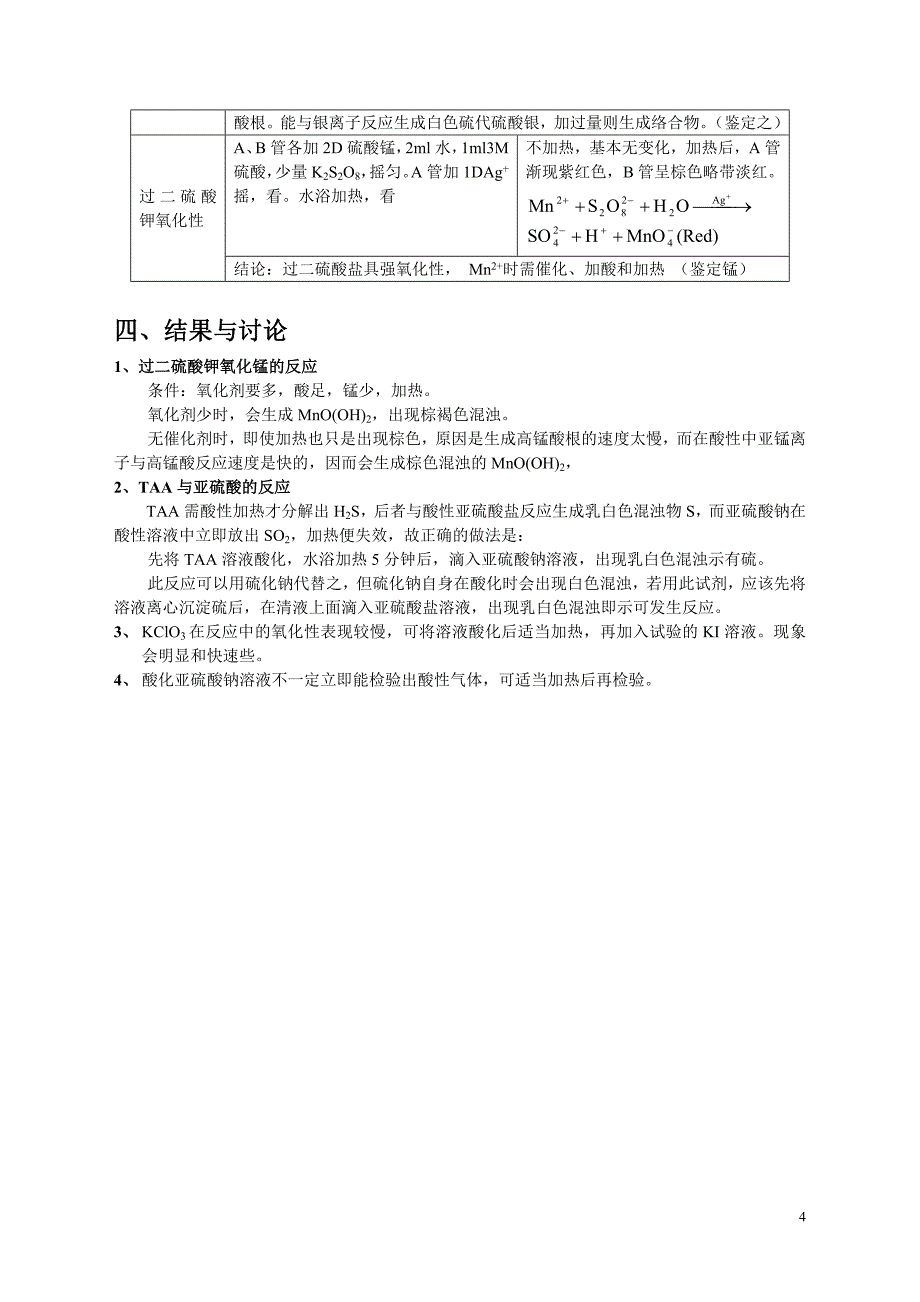 实验一元素实验报P区非金属实验报告(范本) （精选可编辑）.docx_第4页