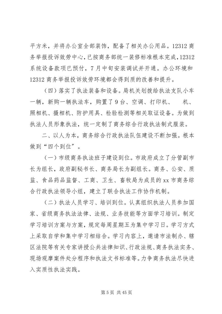 2023年商务综合行政执法支队的工作总结.docx_第5页