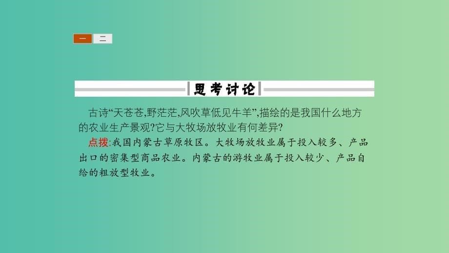 2019高中地理 第三章 农业地域的形成与发展 3.3 以畜牧业为主的农业地域类型课件 新人教版必修2.ppt_第5页