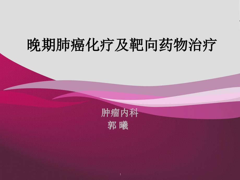 晚期肺癌常用化疗方案介绍.ppt_第1页