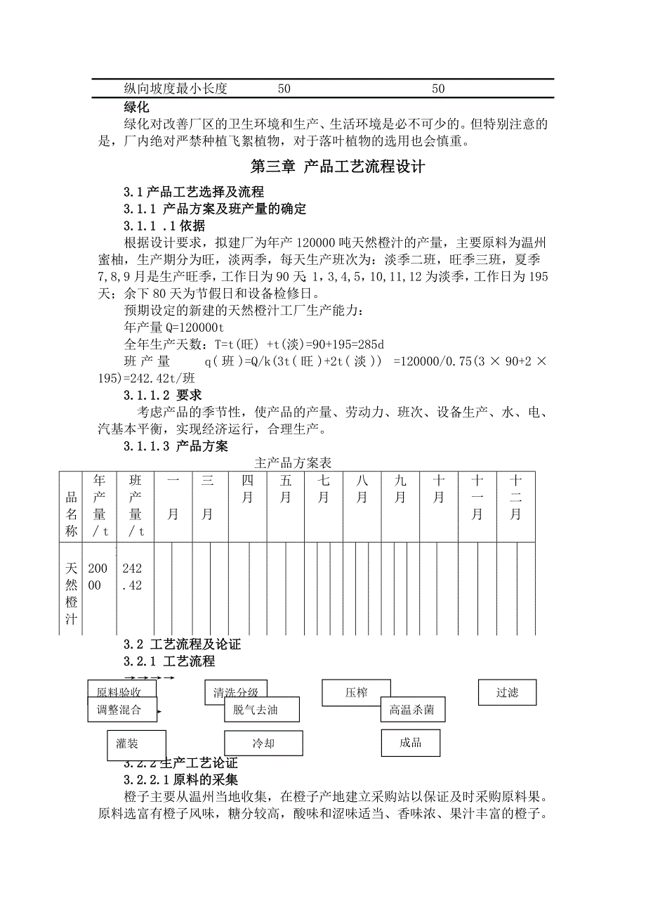 产十二万吨天然橙汁食品工厂设计_第4页