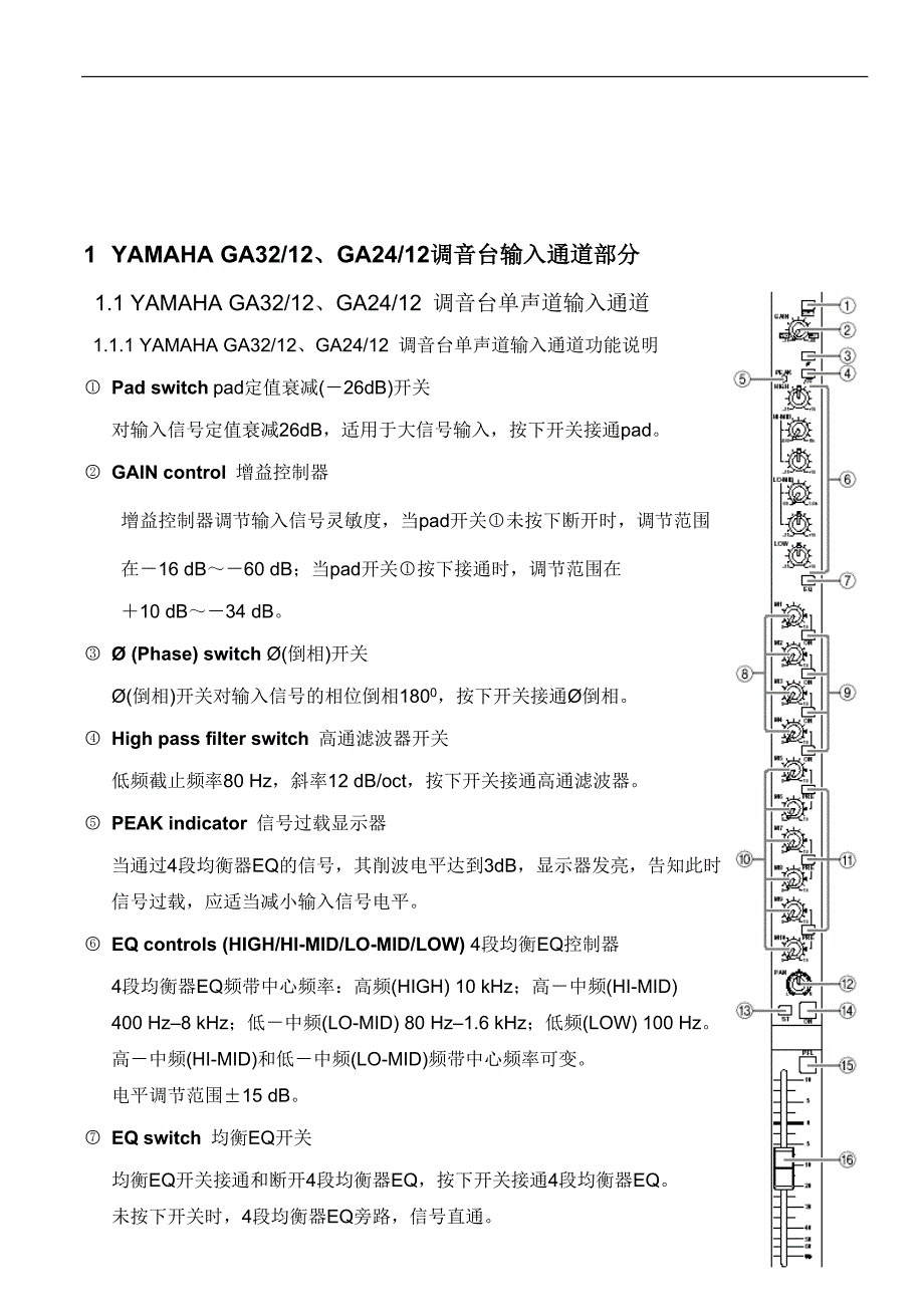 雅马哈3212调音台说明书.docx_第3页