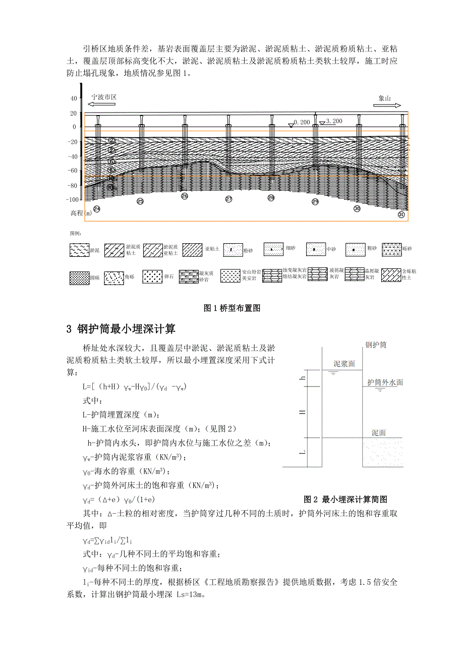 f海上引桥钢护筒式钻孔平台的设计与施工_第2页