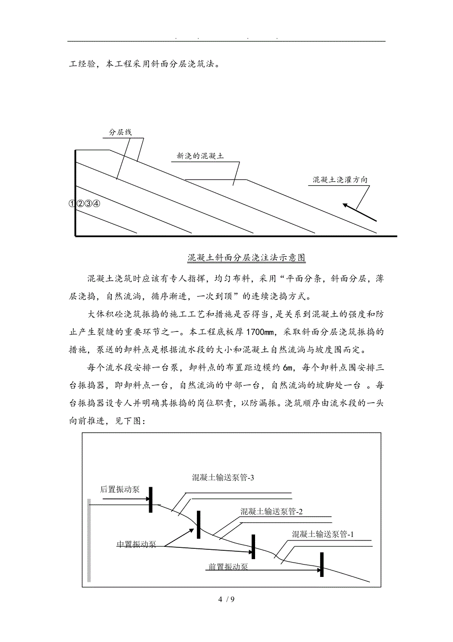 基础底板大体积砼专项工程施工组织设计方案分析报告_第4页