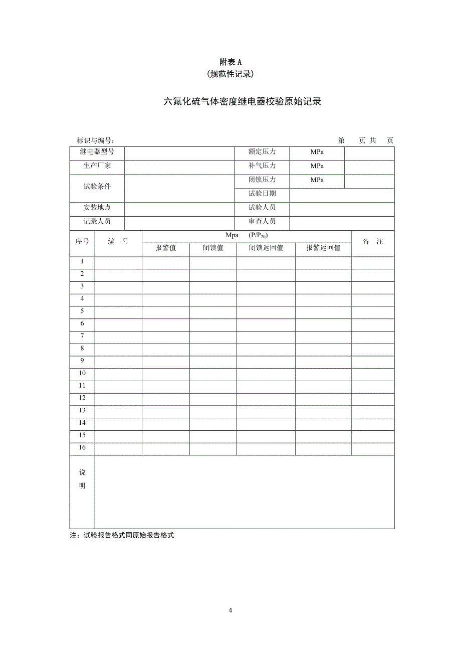 六氟化硫电气设备气体密度继电器作业指导书-2004.doc_第4页