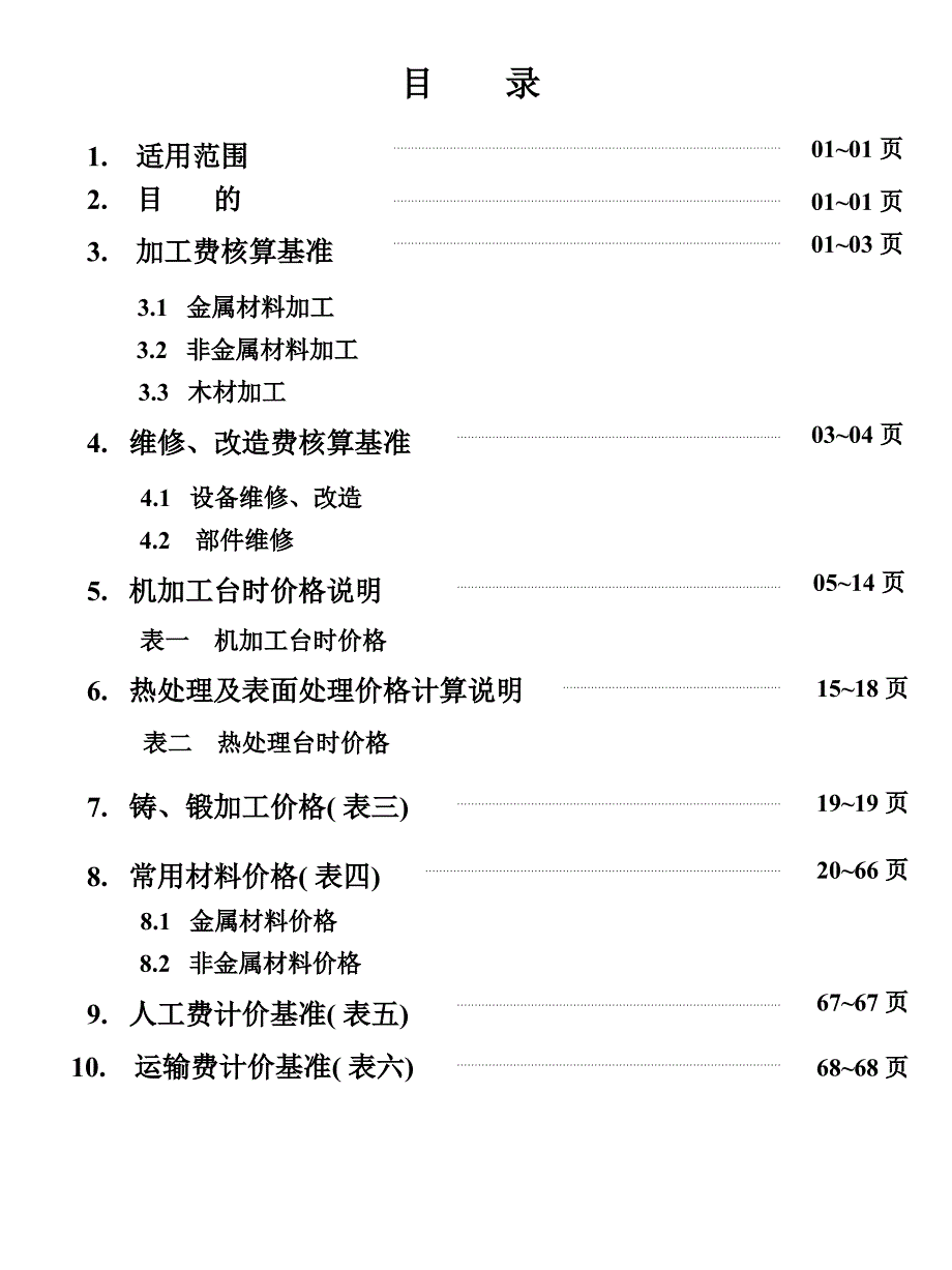 机械加工核价标准_第2页