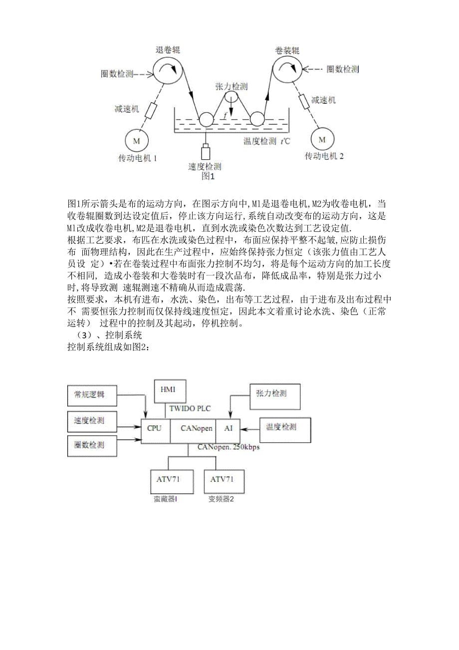 电卓施耐德双变频卷染机系统_第5页