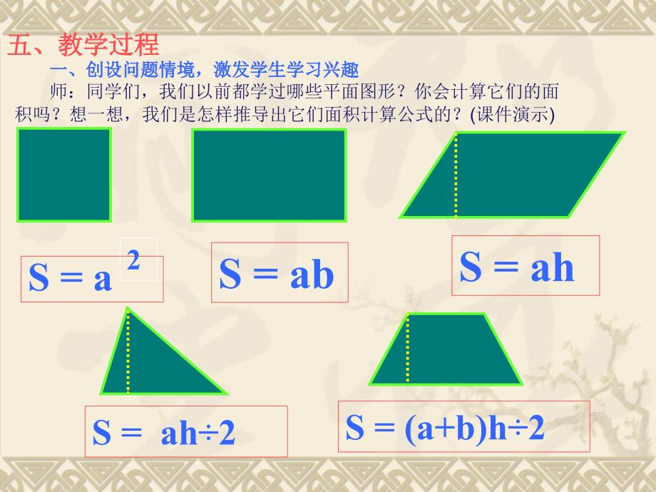 圆的面积说课稿课件_第4页