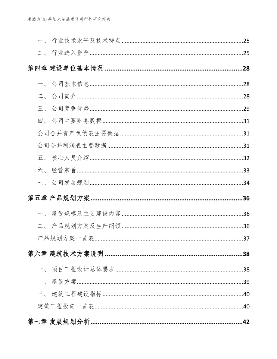 岳阳米制品项目可行性研究报告范文参考_第3页