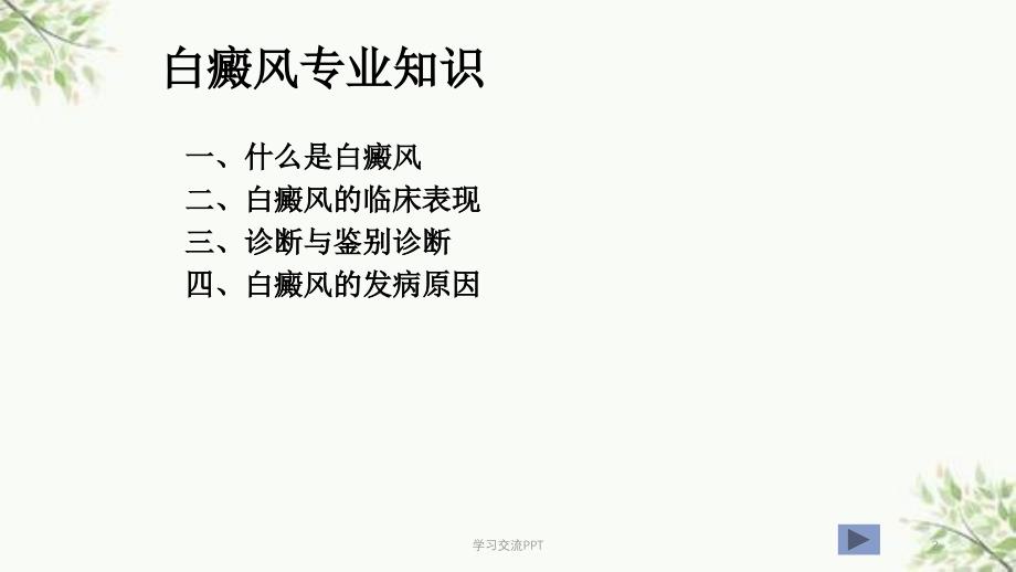 白癜风专业知识课件_第2页