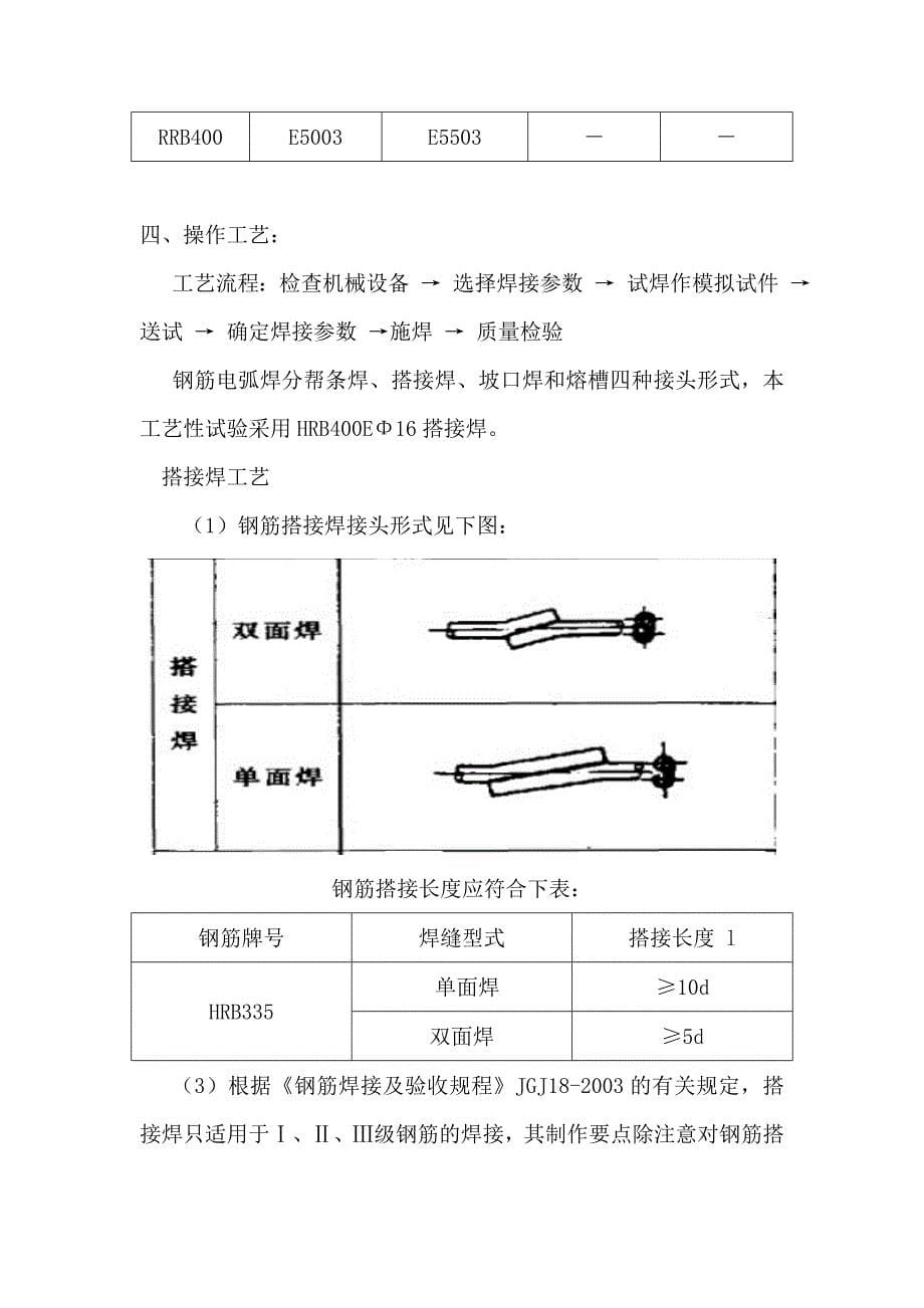 钢筋焊接工艺性试验报告1_第5页