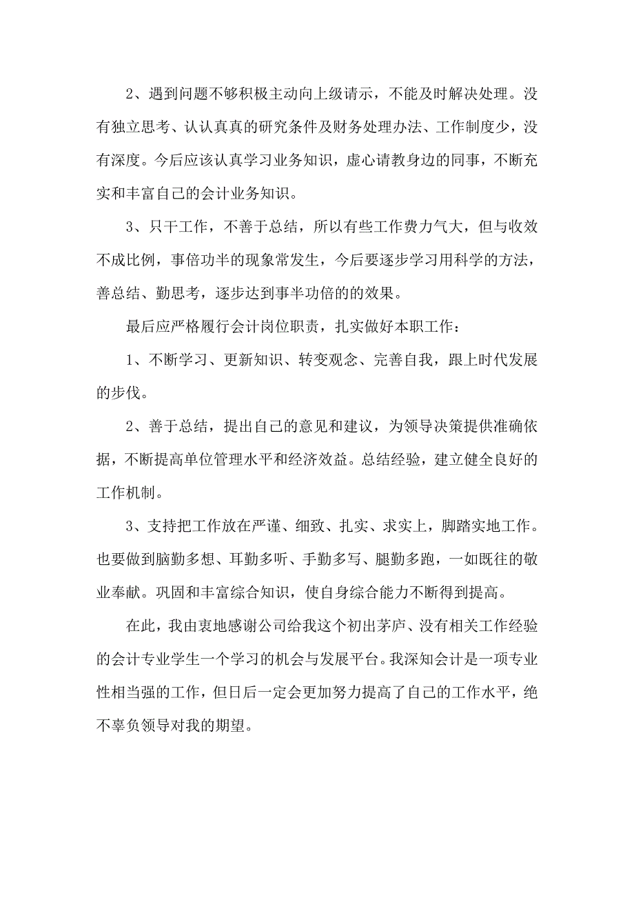 实习生个人年度会计工作总结_第2页