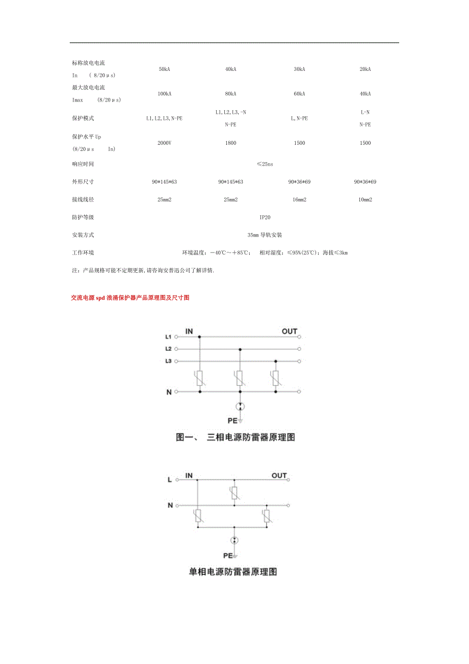 spd浪涌保护器选型_第3页