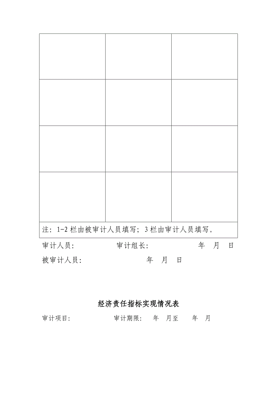 领导干部经济责任审计评价总表_第3页