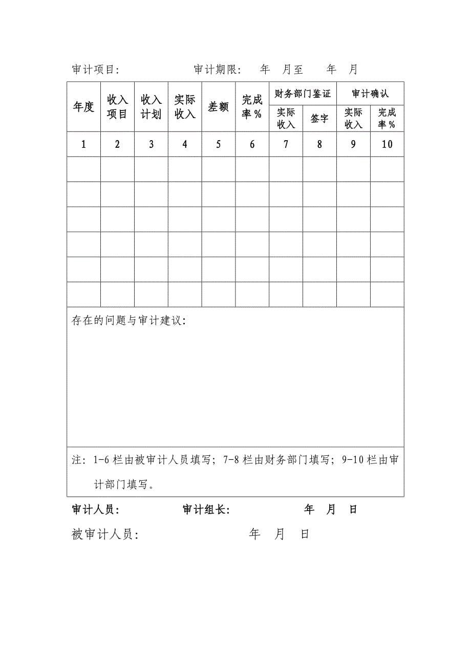 领导干部经济责任审计评价总表_第5页