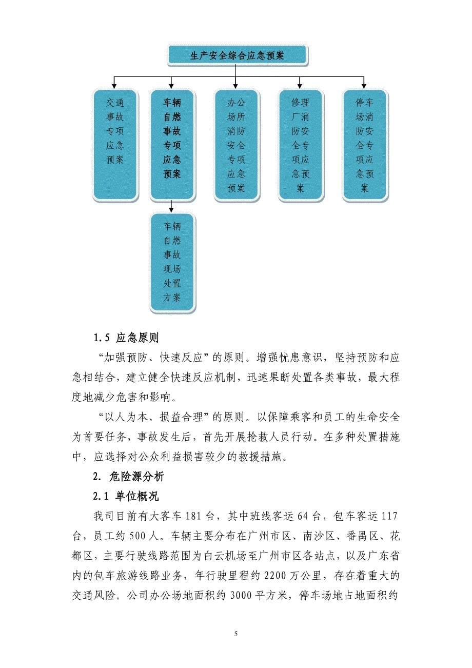 交通运输企业安全生产应急预案_第5页