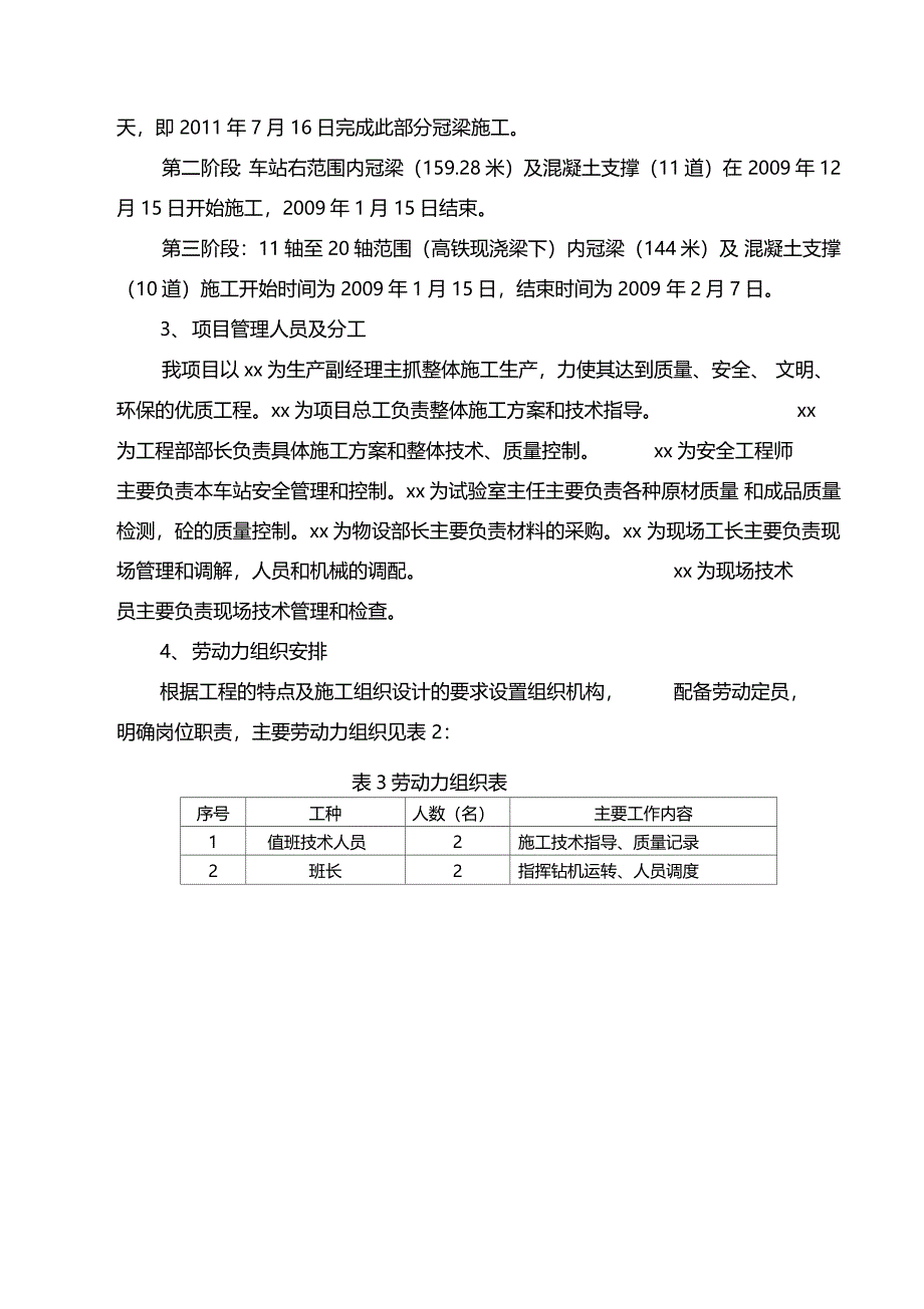 江苏地铁工程主体围护结构冠梁及混凝土支撑施工方案_第4页